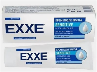 Крем после бритья EXXE sensitive д/чув кожи, 80 мл  С0007103