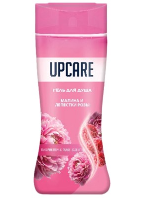 UPCARE МАЛИНА И ЛЕПЕСТКИ РОЗЫ ГЕЛЬ ДЛЯ ДУША 500МЛ*12 ББ02053