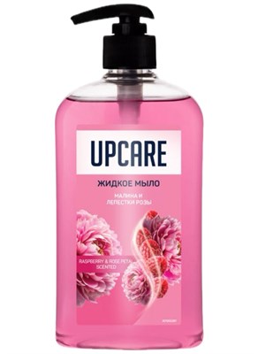 UPCARE ЖИДКОЕ МЫЛО МАЛИНА И ЛЕПЕСТКИ РОЗЫ 400МЛ*12 ББ02075