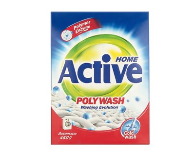 ACTIVE ИРАН / Стиральный порошок автомат "Poly Wash"  450 гр. х 24 ББ01284