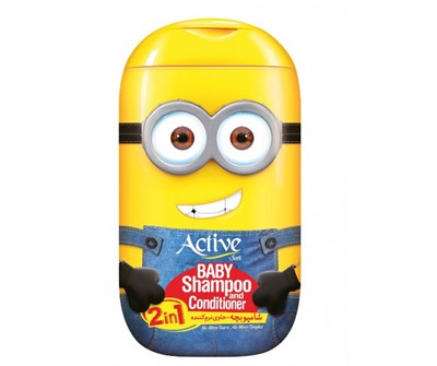 ACTIVE ИРАН / Детский шампунь и кондиционер 2в1 "Minions", 280 мл х 12 ББ01315