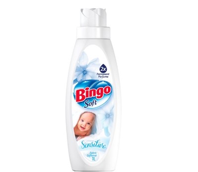 BINGO КОНДИЦИОНЕР Д/БЕЛЬЯ  SOFT SENSITIVE 1000 МЛ*16 ББ01422