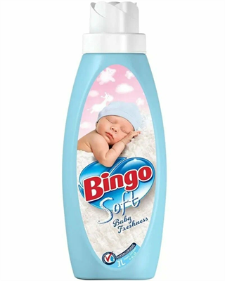 BINGO КОНДИЦИОНЕР Д/БЕЛЬЯ  SOFT BABY FRESHNESS 1000 МЛ*16 ББ01972
