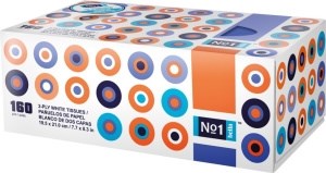 БЕЛЛА Платочки косметические №1 двухслойные   160 шт. 4631167681793