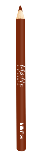 Карандаш для губ KIKI Matte тон 25 Коричневый 4673746081723