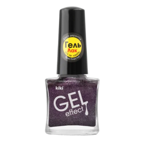 Лак для ногтей  KIKI Gel effect тон 087 темно-лиловый 4673746082980