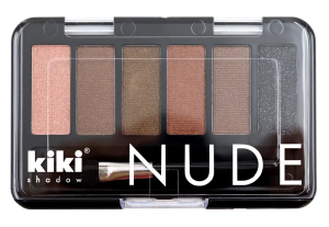 Тени KIKI 6-ти цветные NUDE 901 Какао, Шок,  хаки, Бронза, Золо, Асфальт 7262701309018