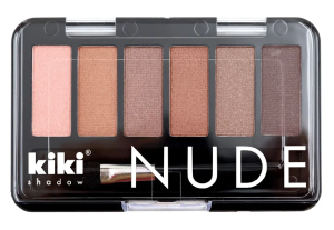 Тени KIKI 6-ти цветные NUDE 902 розовый, Золо, Латте, Медный, Мол-шок, Тем-шок 7262701309025
