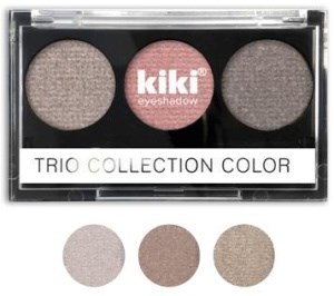 Тени KIKI Shadow Trio Collection Color 103 Бежево-коричневый, Ирис, Оливковый 4673746080757