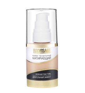 LUXVISAGE Крем тональный  Матирующий 12 Ванильный беж 4811329022712
