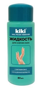 Жидкость для снятия лака KIKI с витамином Е 80 мл 4607973651114