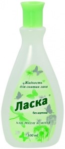 Жидкость для снятия лака Масток Ласка без ацетона 100 мл 4660421720329