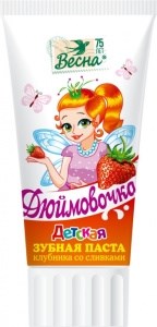 ВЕСНА ДЮЙМОВОЧКА З/п клубника со сливками 75г 4607028980961