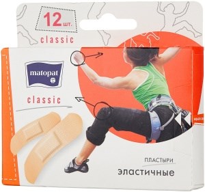 Пластырь Bella Matopat Classic 12 штук 5900516868086