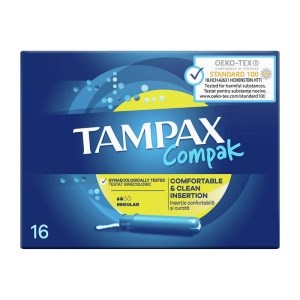 Тампоны Tampax Compak Regular с аппликатором, 16шт 4015400219507