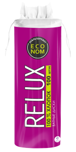 RELUX  Ватные диски 100шт. 4607016282688