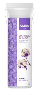 Ватные диски AMRA 120 штук 4607016282473
