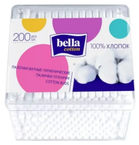 Ватные палочки Bella Cotton, 200шт 5900516401443