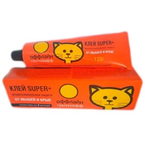 Грызунофф оффлайн Супер клей от грызунов и насекомых, туба 135 г/ 30 4607036359599