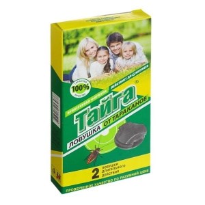 Ловушка от тараканов Тайга гелевая 2 штуки 4607017943038