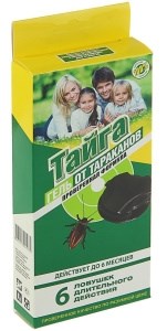 Ловушка от тараканов Тайга гелевая 6 штук 4607017941935