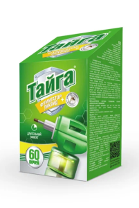 Комплект:  фумигатор + жидкость от комаров  Тайга 4607017946961