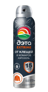 Аэрозоль от клещей и комаров ДЭТА Extrime 150 мл 4602666704702