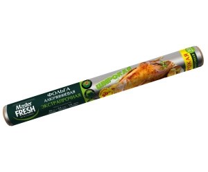 Master FRESH Фольга алюминиевая ШИРОКАЯ 44 см*10 м*14 мкм 4620739981515