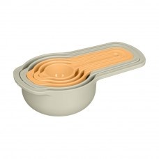 Набор мерных ложек 5шт Микс 2 Св-серый/Оранжевый 4620119434099