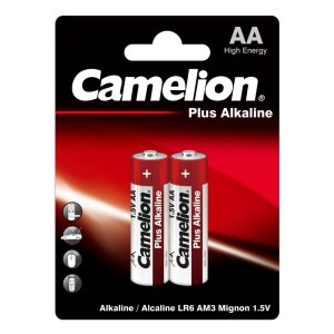 Camelion Plus Alkaline ААА щелочная батарейка, 1.5В 2шт  LR6-BP2 0873999000036