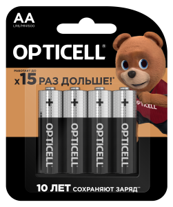OPTICELL Батарейки AA 4шт 6911332375640