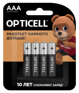 OPTICELL Батарейки AAA 4шт 6911332375343