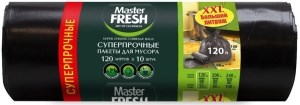 Мешки для мусора 120л Master FRESH 10шт суперпрочные 4620739973336