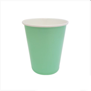 Стакан бумажный 250 мл 1 сл., мятн., карт., 50 шт/упак 0462707852233