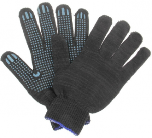 Перчатки рабочие Х/Б с ПВХ 5 нитей 10 штук 2240496615953_gen