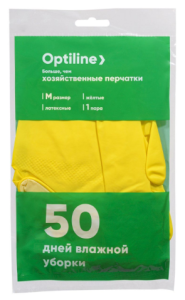 Перчатки резиновые Optiline размер M 2001802826483