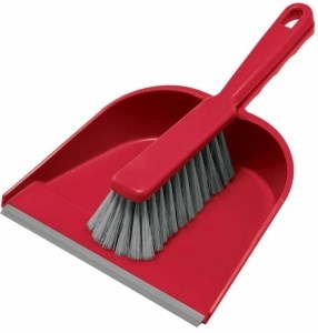 Щетка сметка и  совок  с резинкой York 5903355000983