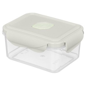 КОНТЕЙНЕР ДЛЯ ХОЛОДИЛЬНИКА И МИКРОВОЛНОВОЙ ПЕЧИ С КЛАПАНОМ "ECO STYLE"  0,5Л (Светло-серый) 4620119427862