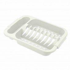 СУШИЛКА ДЛЯ ПОСУДЫ 345х240х72 ММ (Светло-серый, без поддона) 4607016815527