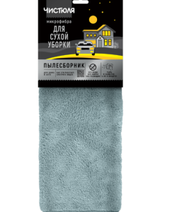 Салфетка из микрофибры Чистюля Пылесборник 25 х 30 см 4601892008585