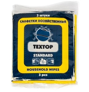 Салфетки губчатые ТЕХТОР STANDARD 3 штуки 4607135111715