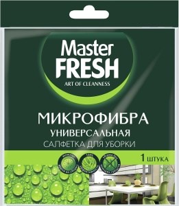 Салфетка для уборки Master FRESH Микрофибра универсальная 30 х 30 см 4620739971059