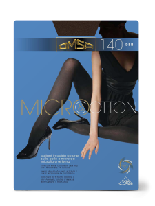 колготы ОМСА Micro & Cotton 140  Nero 2S   цвет "черный" 8308583339206