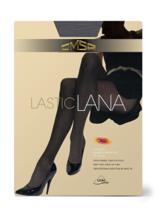 колготы ОМСА Lasticlana (шерсть) Nero 5XL  цвет "черный" 8308583252642