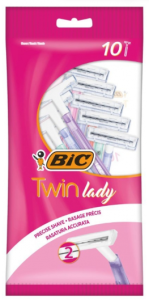 Одноразовая бритва BIC Twin Lady 2 лезвия, 10 шт 3086127500941