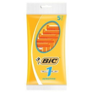 Одноразовый станок для бритья Bic 1 Sensitive 5 штук 3086125705010
