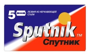 Лезвия сменные для безопасных бритв Gillette Спутник 5 лезвий х 20 штук на листе 3014260241803