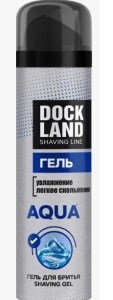 Гель для бритья  DOCKLAND  AQUA 200 мл (А) 8018067007469