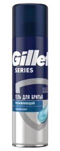 Гель для бритья Gillette Series Moisturizing Увлажняющий с маслом какао 200 мл 3014260220051