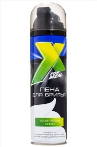 Пена   д/бритья  X STYLE с Д-пантенолом (Увлажняющий эффект) 225мл. 4600171533879